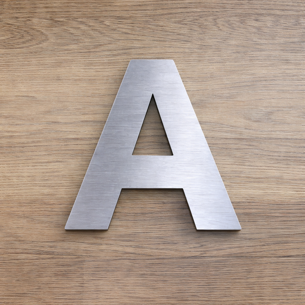 Stainless Brossé - Lettre Classique